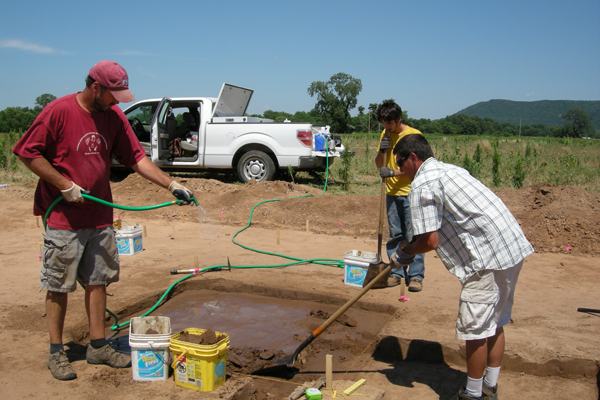 soaking House 2 excavation unit