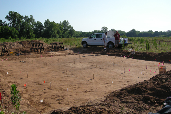 House 2 ready for excavation