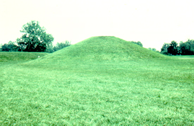 Woodland burial mound
