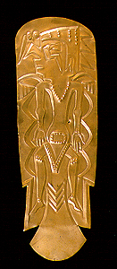 Reproduction embossed copper plate with “Birdman” motif