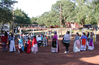 Modern Turkey Dance performance at Caddo Nation complex near Binger, OK.