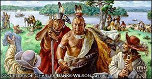 "Osage Traders" by Charles Banks Wilson.