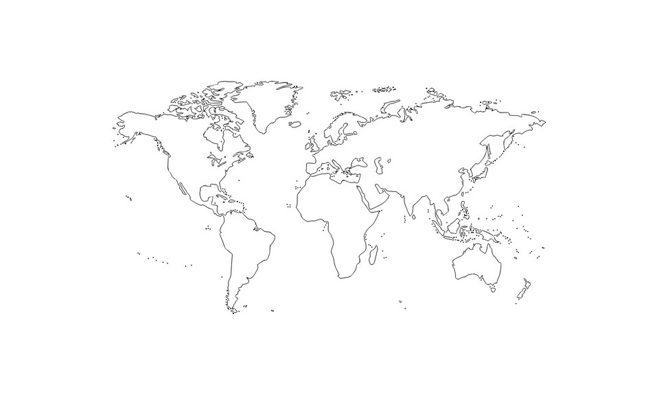 Map of the world