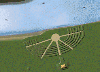 Artist’s concept of the Poverty Point Site