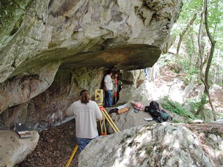 Mapping at Indian Cave.