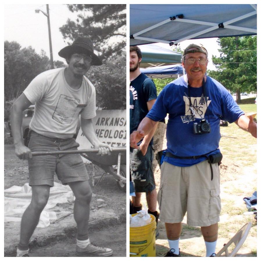 Skip at Historic Washington State Park in 1981 and in 2012