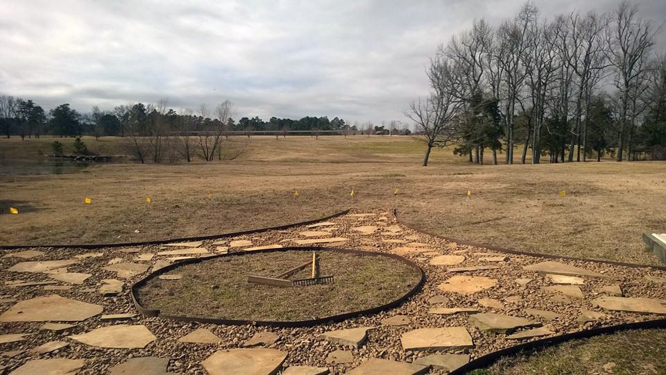 Preparing the site of WRI's new Woodland Period garden