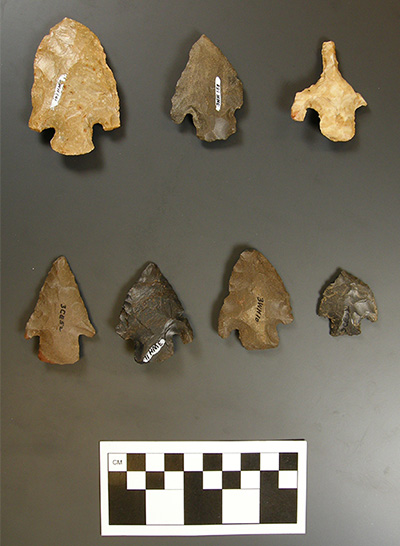 Hafted bifaces from the Figley Collection