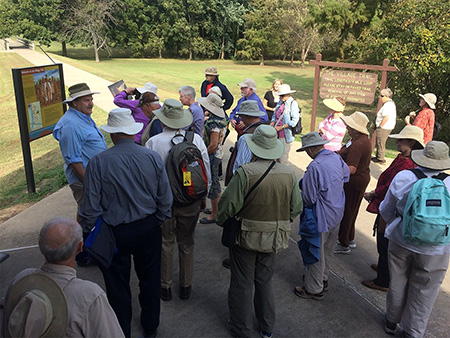 Jeff Mitchem leading the Archaeological Conservancy’s “Peoples of the Mississippi Valley” tour at the Parkin site. Jeff Mitchem leading the Archaeological Conservancy’s “Peoples of the Mississippi Valley” tour at the Parkin site.