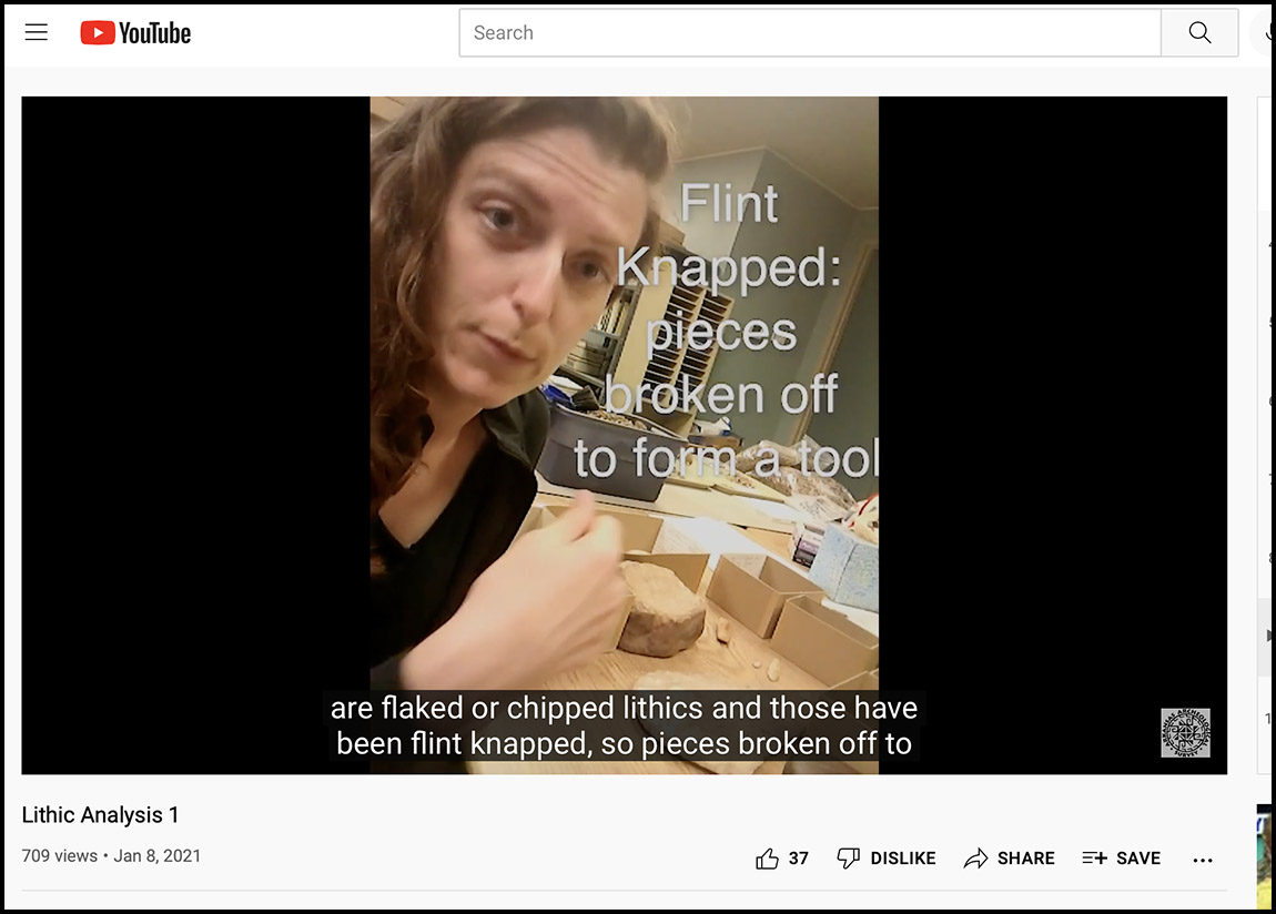 Screen-capture of a Facebook Live/YouTube video