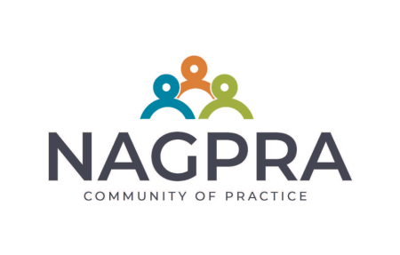 The logo of the NAGPRA Community of Practice. Click or tap to visit their website.